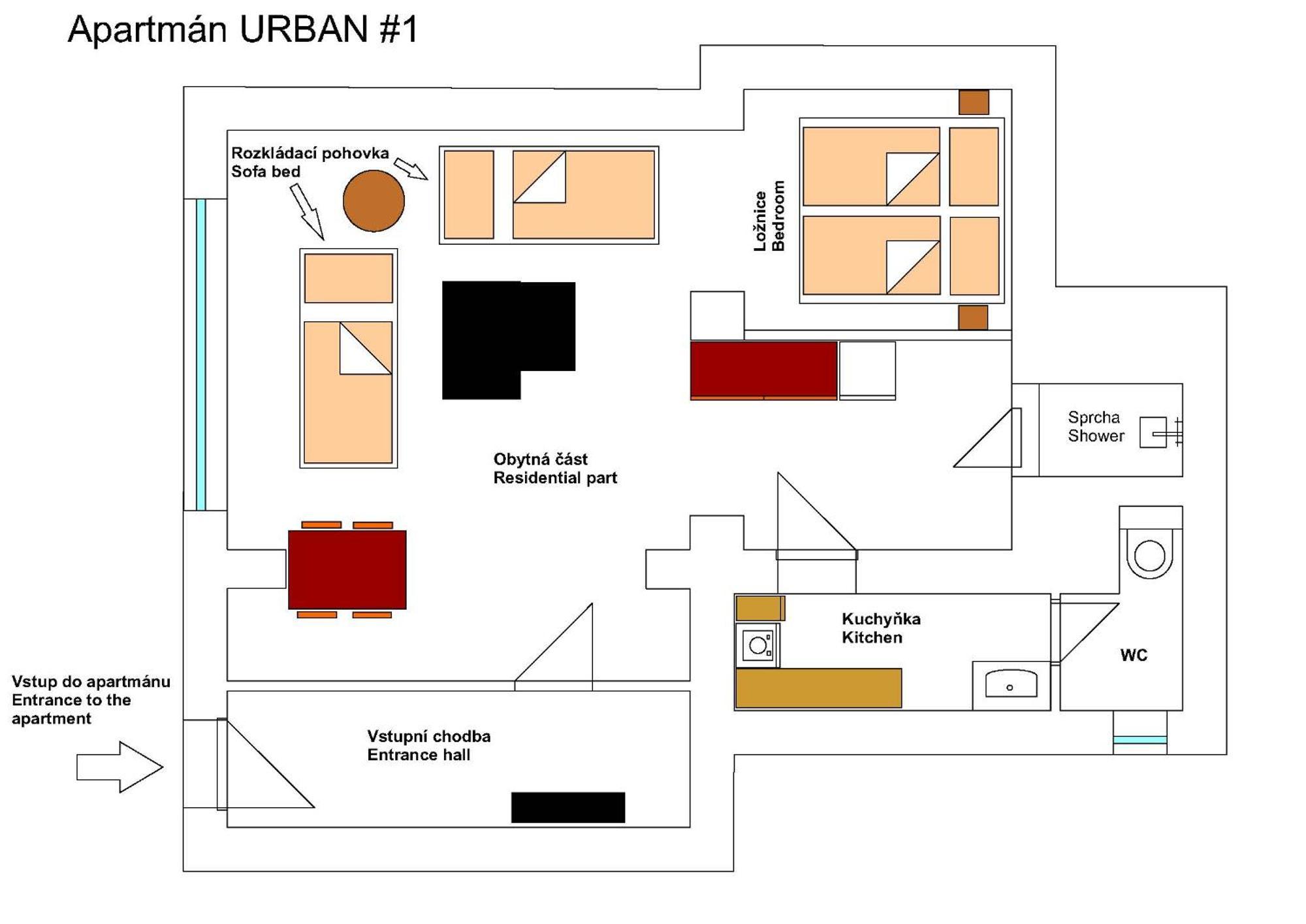 Apartmany Pod Divadlem ซนอยโม ภายนอก รูปภาพ